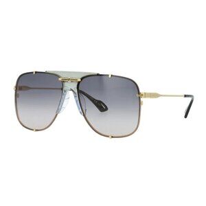 NEW GUCCI SUNGLASSES GOLD UNISEX AVIATOR EYEWEAR GUCCI